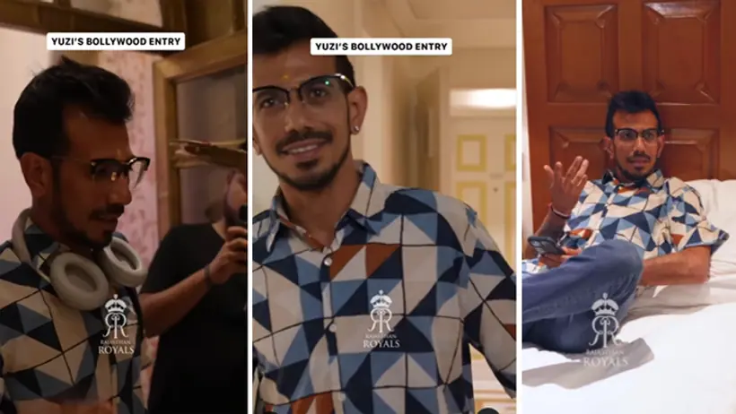 Rajasthan royal welcome yuzvendra  chahal